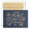 JAM Paper Blank Thankful Grateful & Blessed Thanksgiving Cards & Envelopes Set, 25ct.